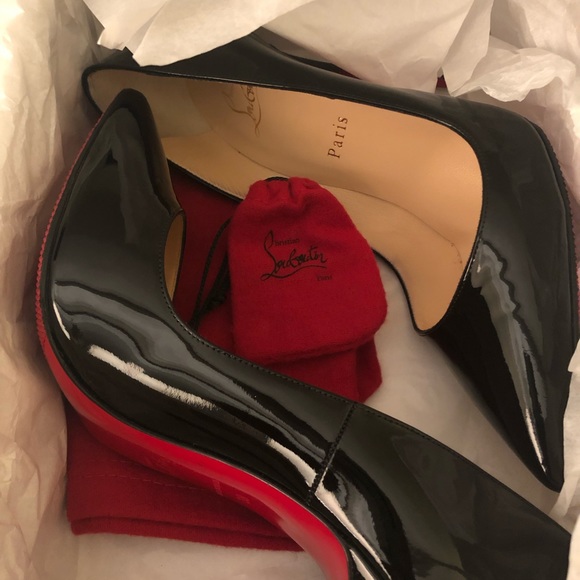 Christian Louboutin Shoes - So Kate 120 black patent leather